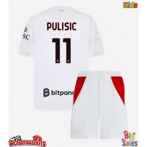 AC Milan Christian Pulisic #11 Replica Away Stadium Kit for Kids 2026-27 Short Sleeve (+ pants)